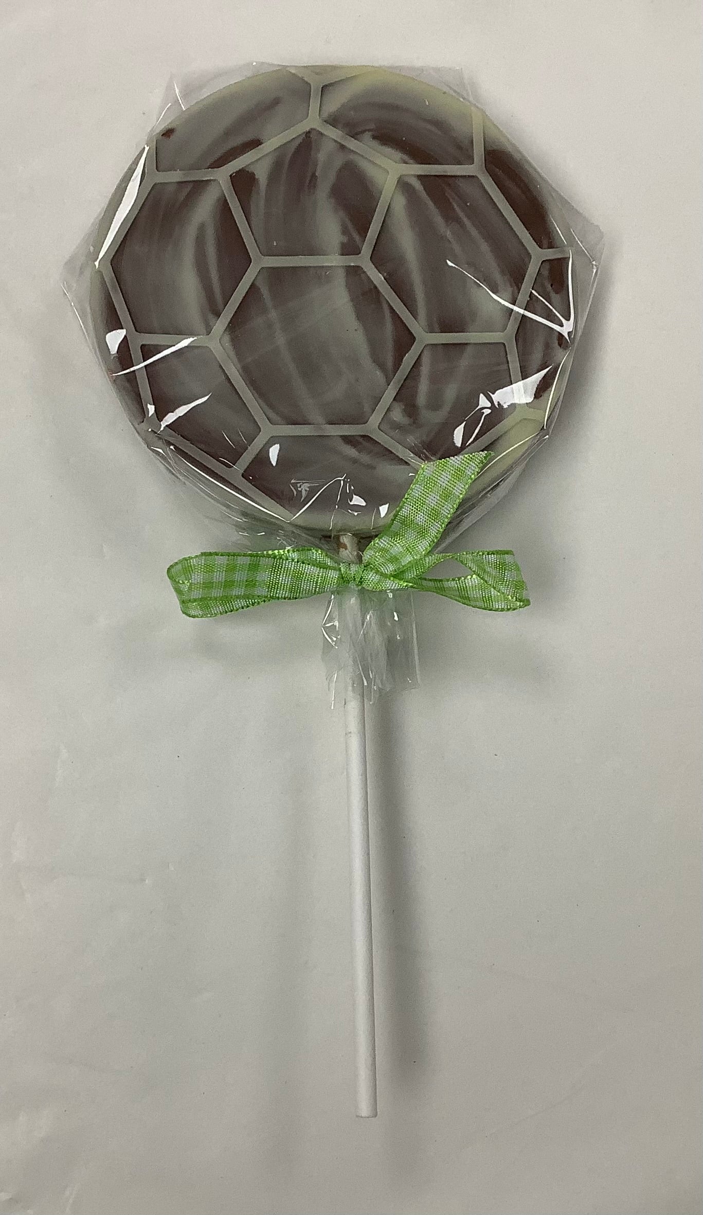 Handmade Large Football Chocolate Lolly