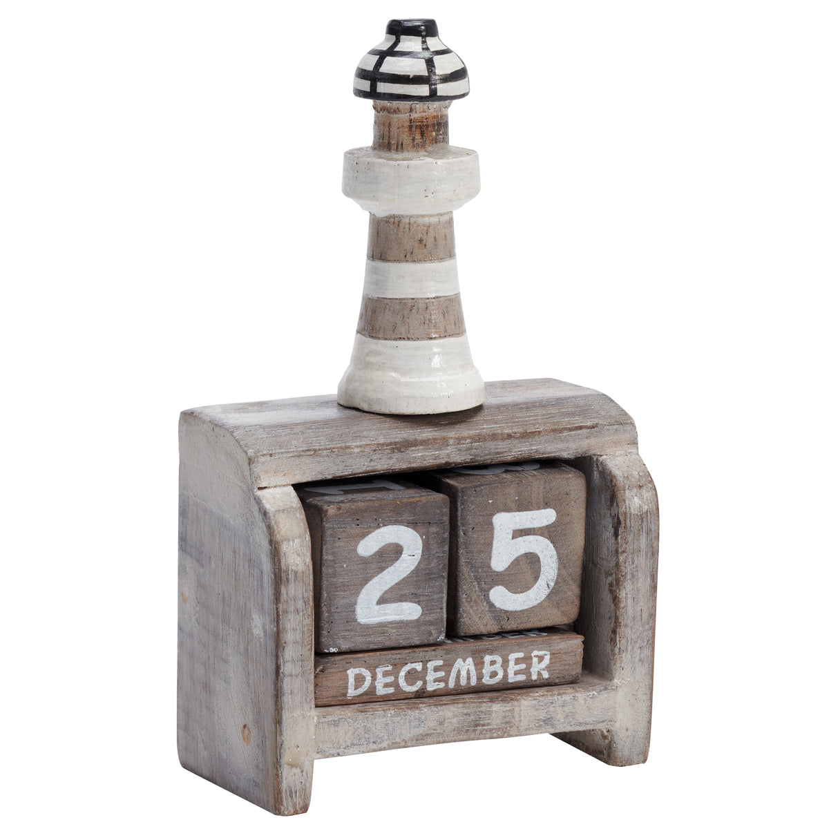 Calendrier perpétuel miniature phare plat