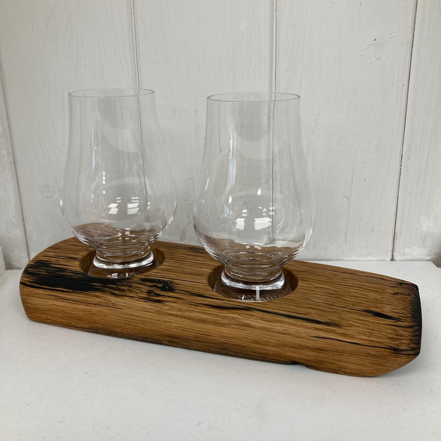 Double Whisky Glass Holder