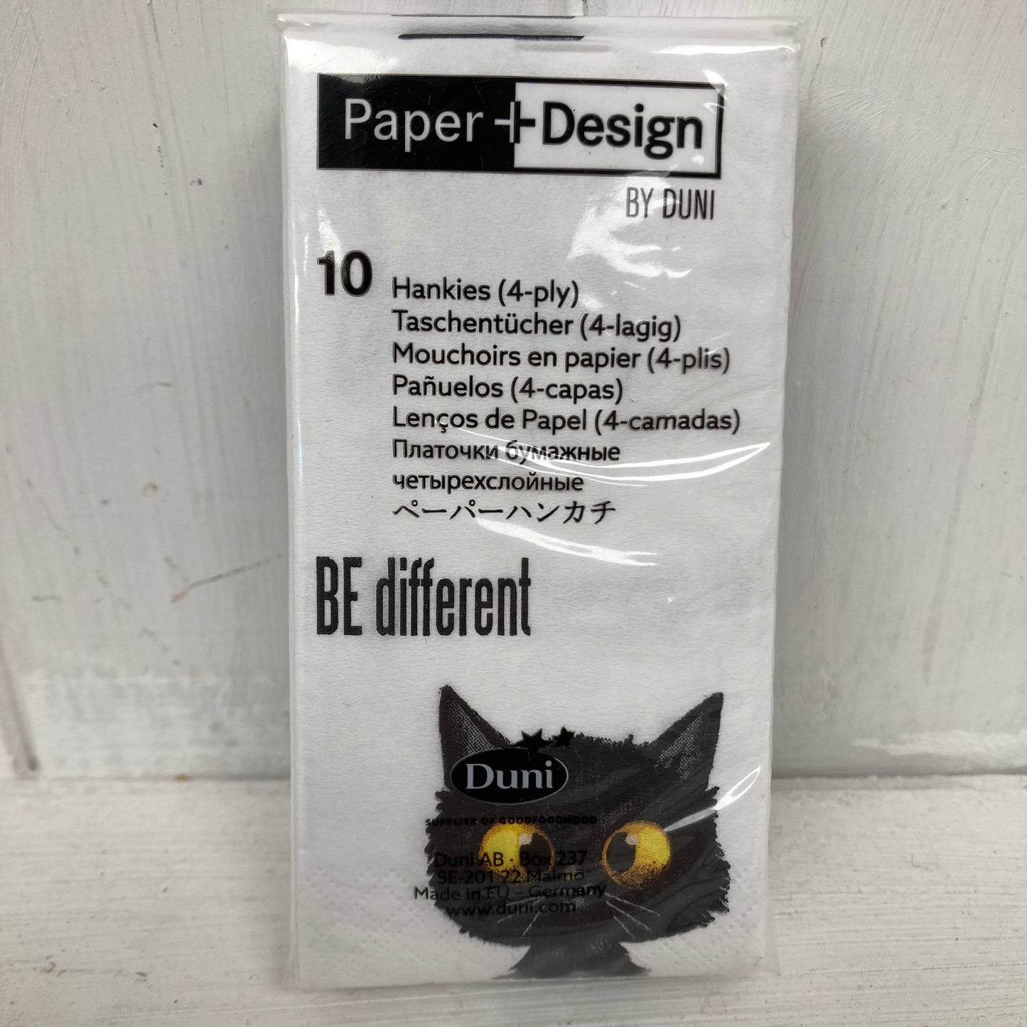 Be Different Hanky (10 4ply hankies)