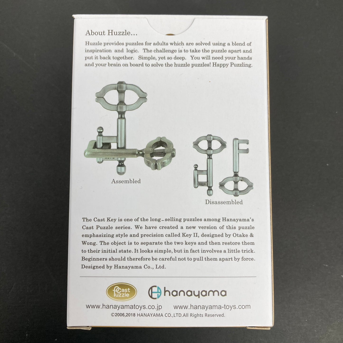 Huzzle Cast Key Puzzle