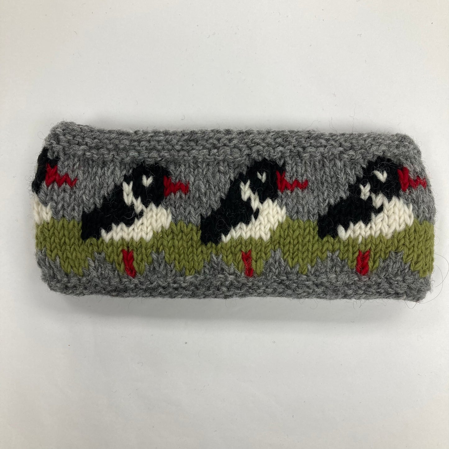 Oyster Catcher Headband (100% Handknitted Wool)