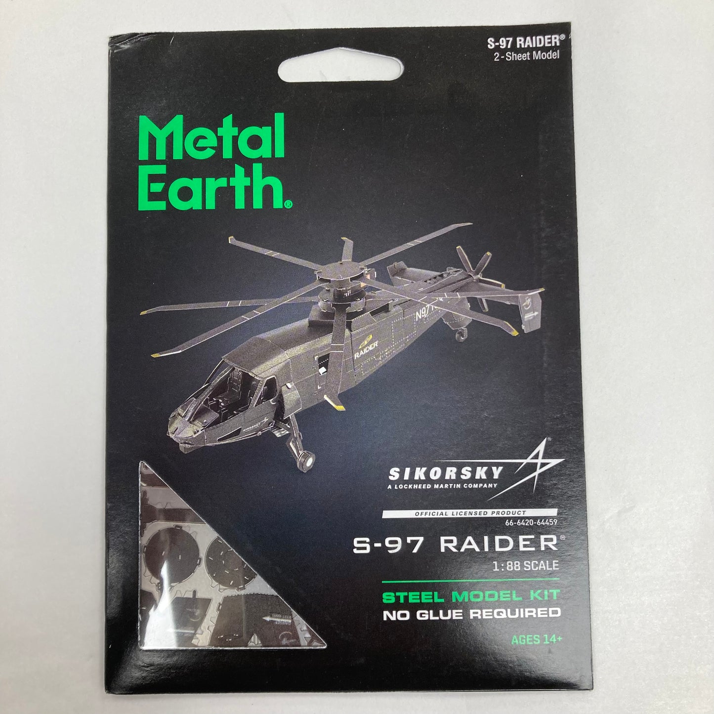 3D Metal Earth Model Kit: S-97 Raider