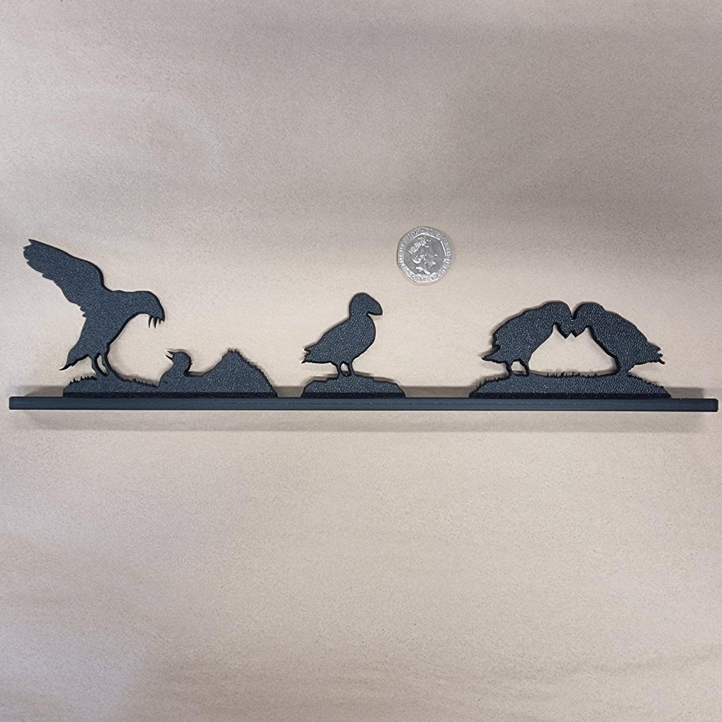 Puffin Family Shadowshapes Topper