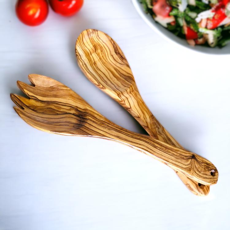 Salad set: Olive Wood