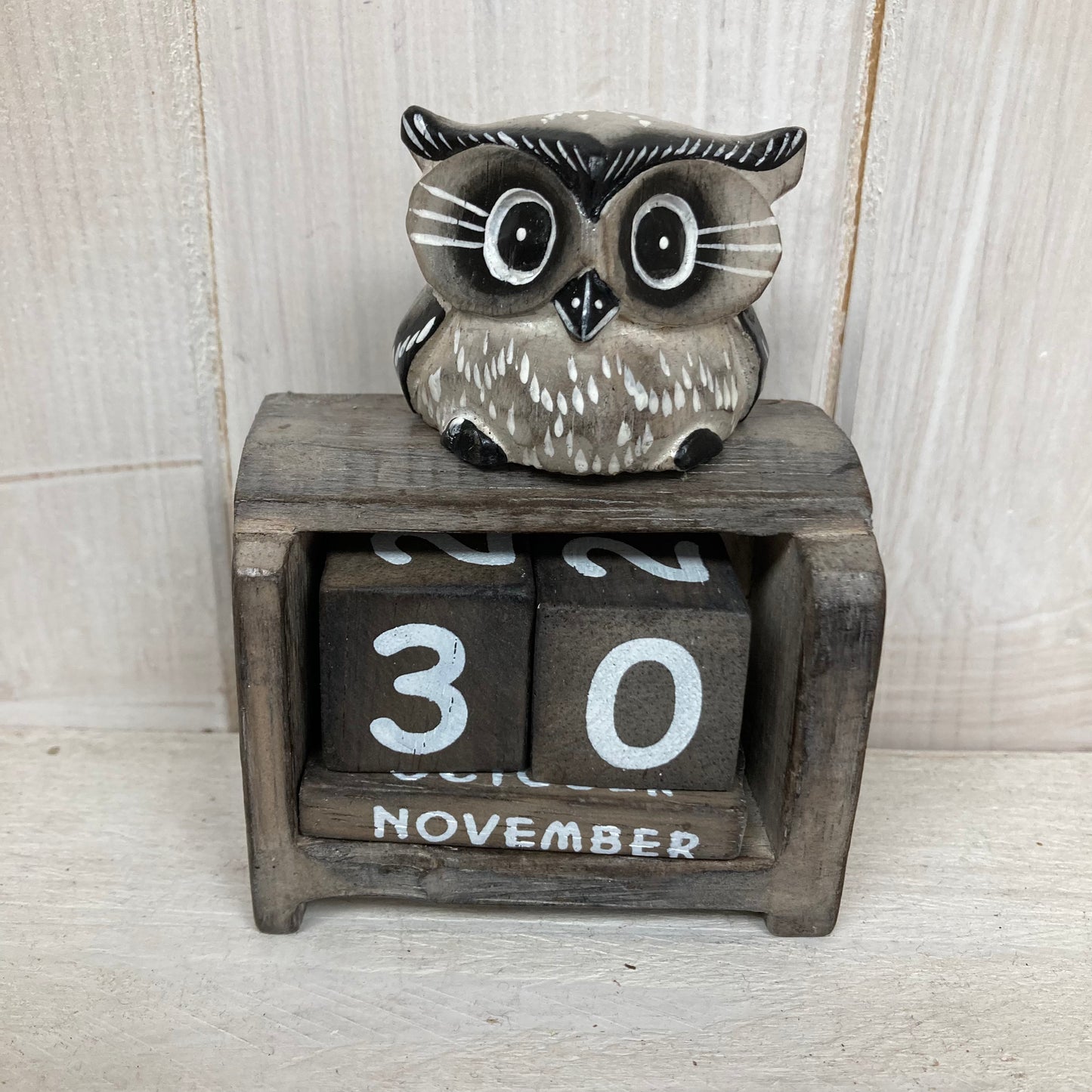 Owl Miniature Perpetual Calendar