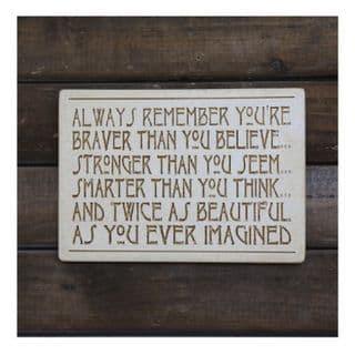 Always Remember You’re Braver - The Coast Office