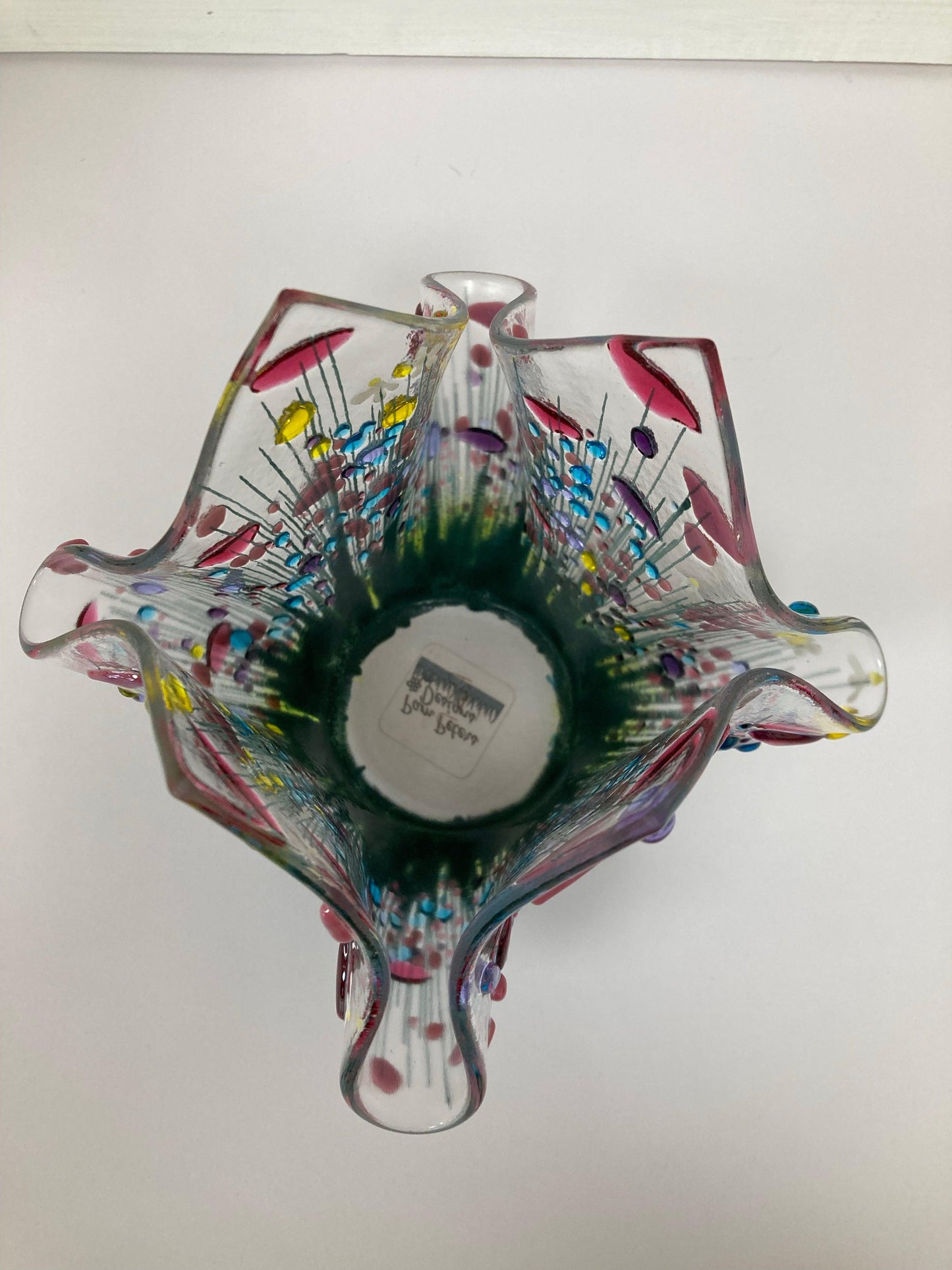 Wildflower Fused Glass Tea light Vases by Pam Peters - The Coast Office