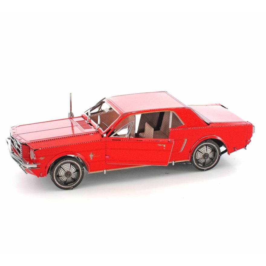 3D Metal Earth Model Kit:  1965 Ford Mustang Coupe - Red