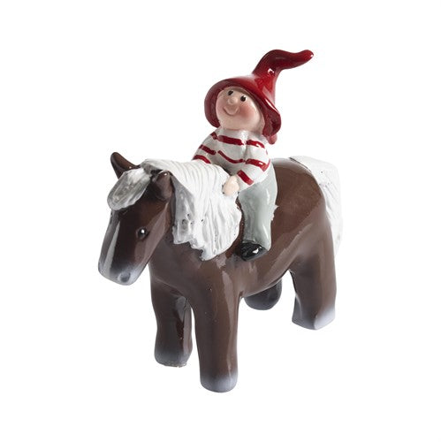 Tusse Sitting On Horse