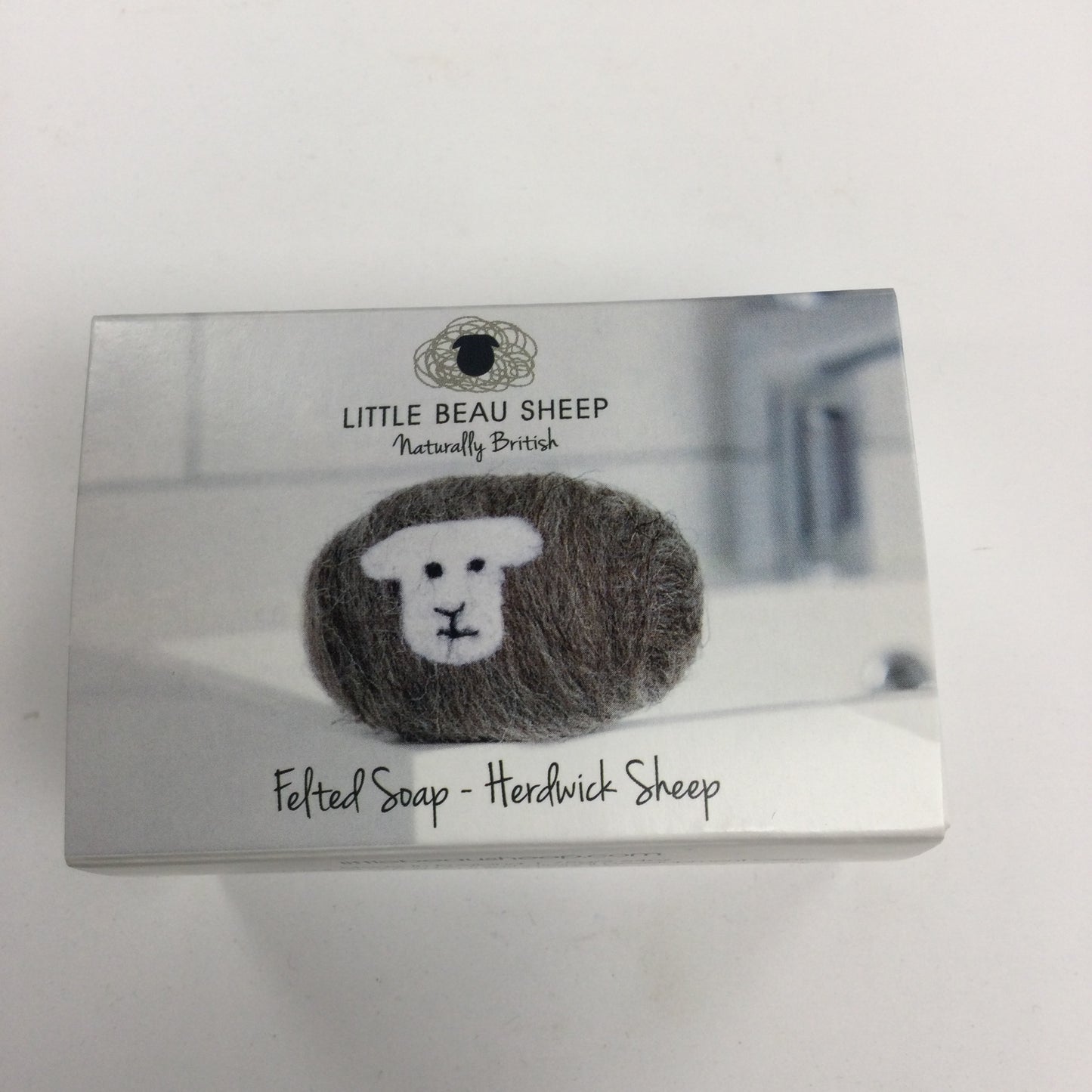 Little Beau Sheep -Felted Soap