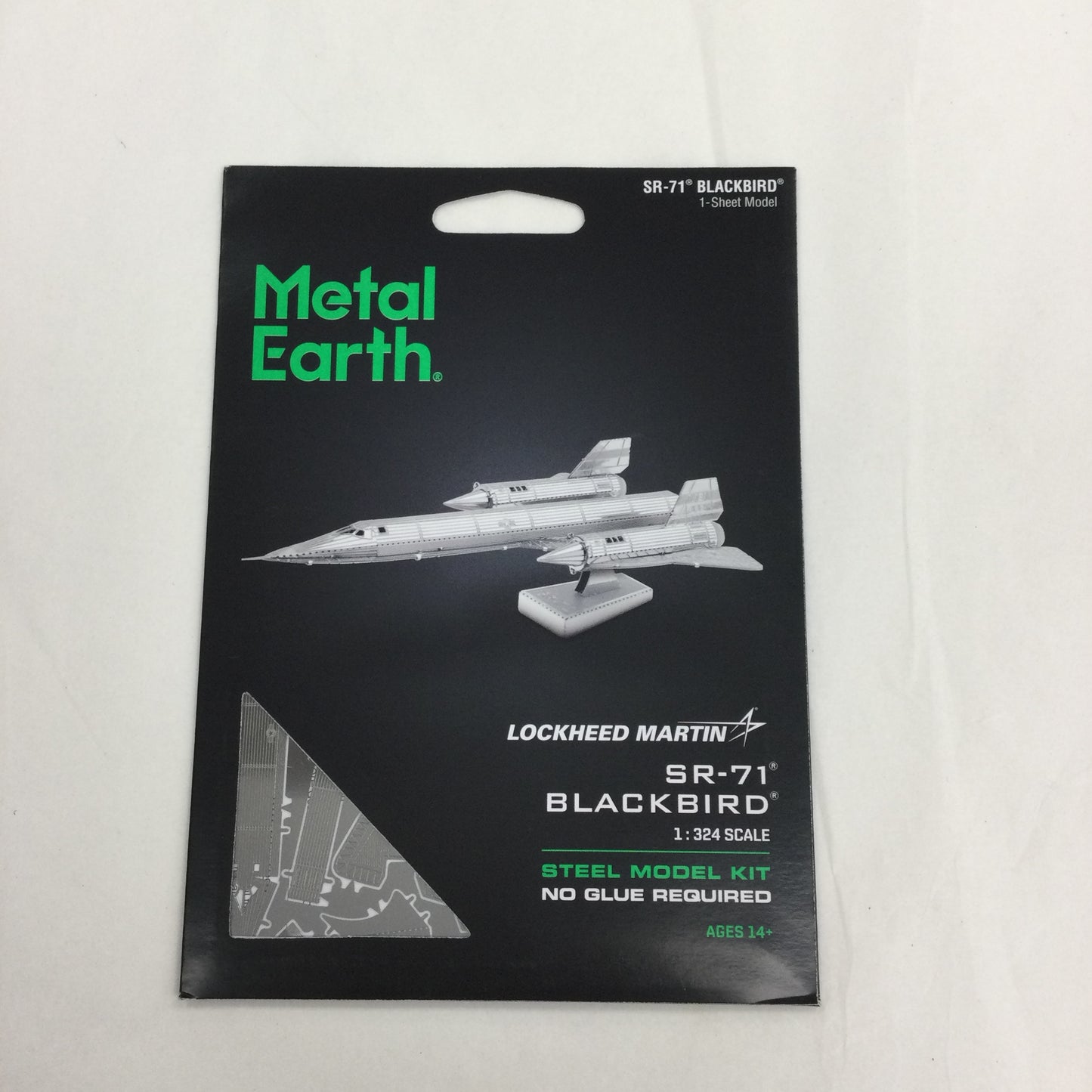 3D Metal Earth Model Kit:  SR-71 Blackbird