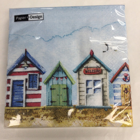 Beach Houses Napkins 33cm