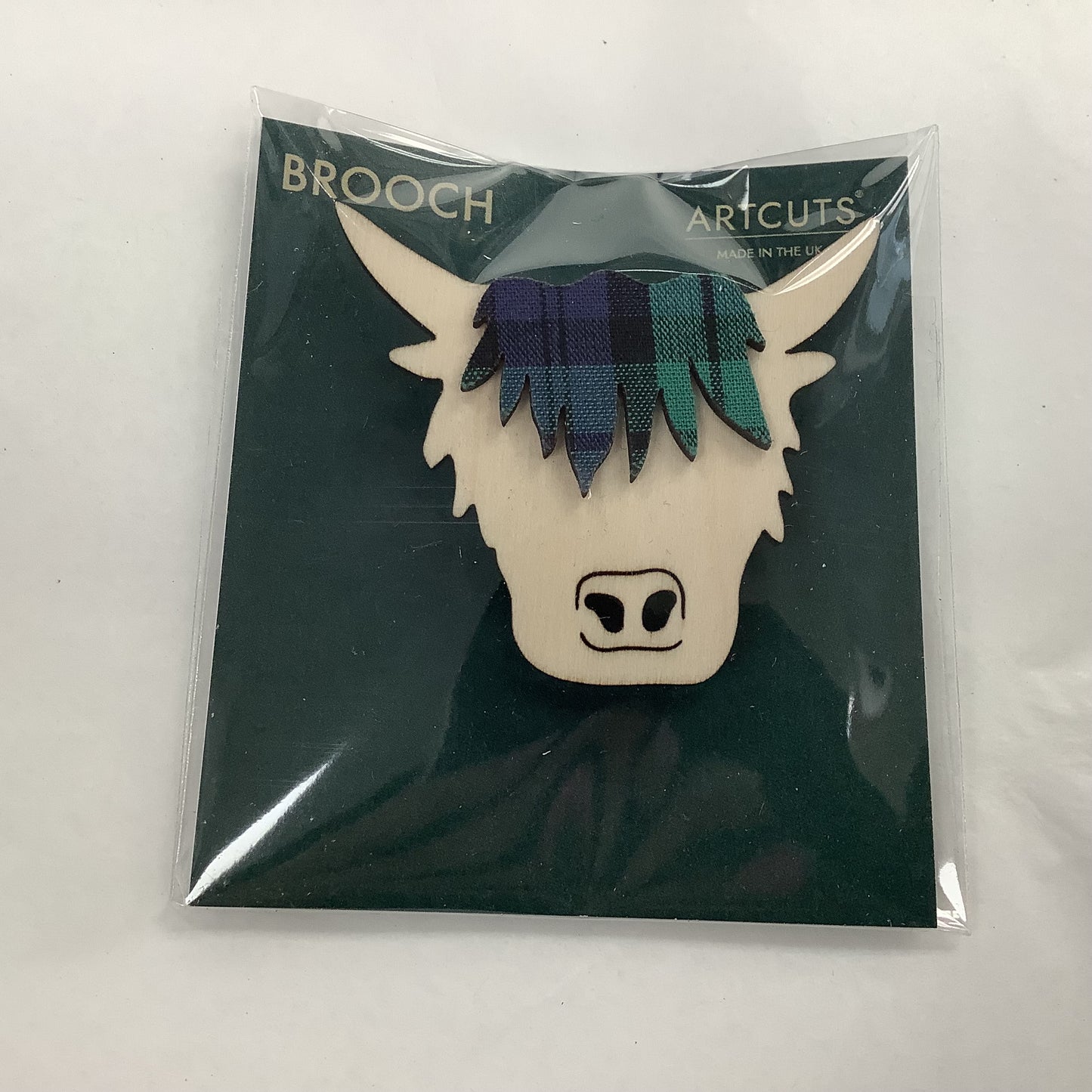 Highland Coo Brooch