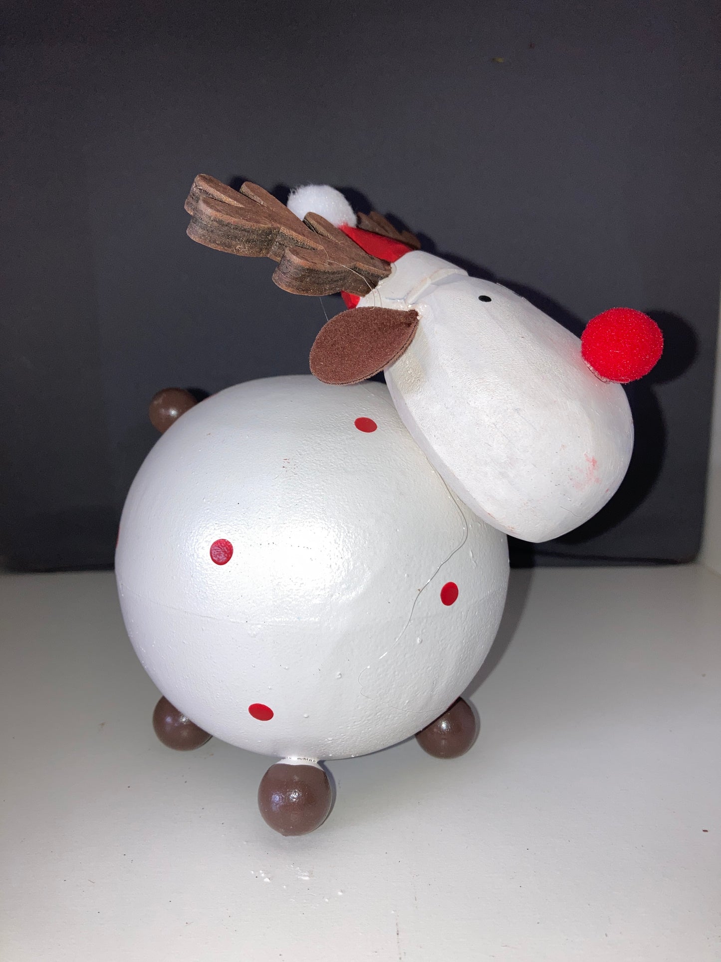 Large Standing Metal Reindeer