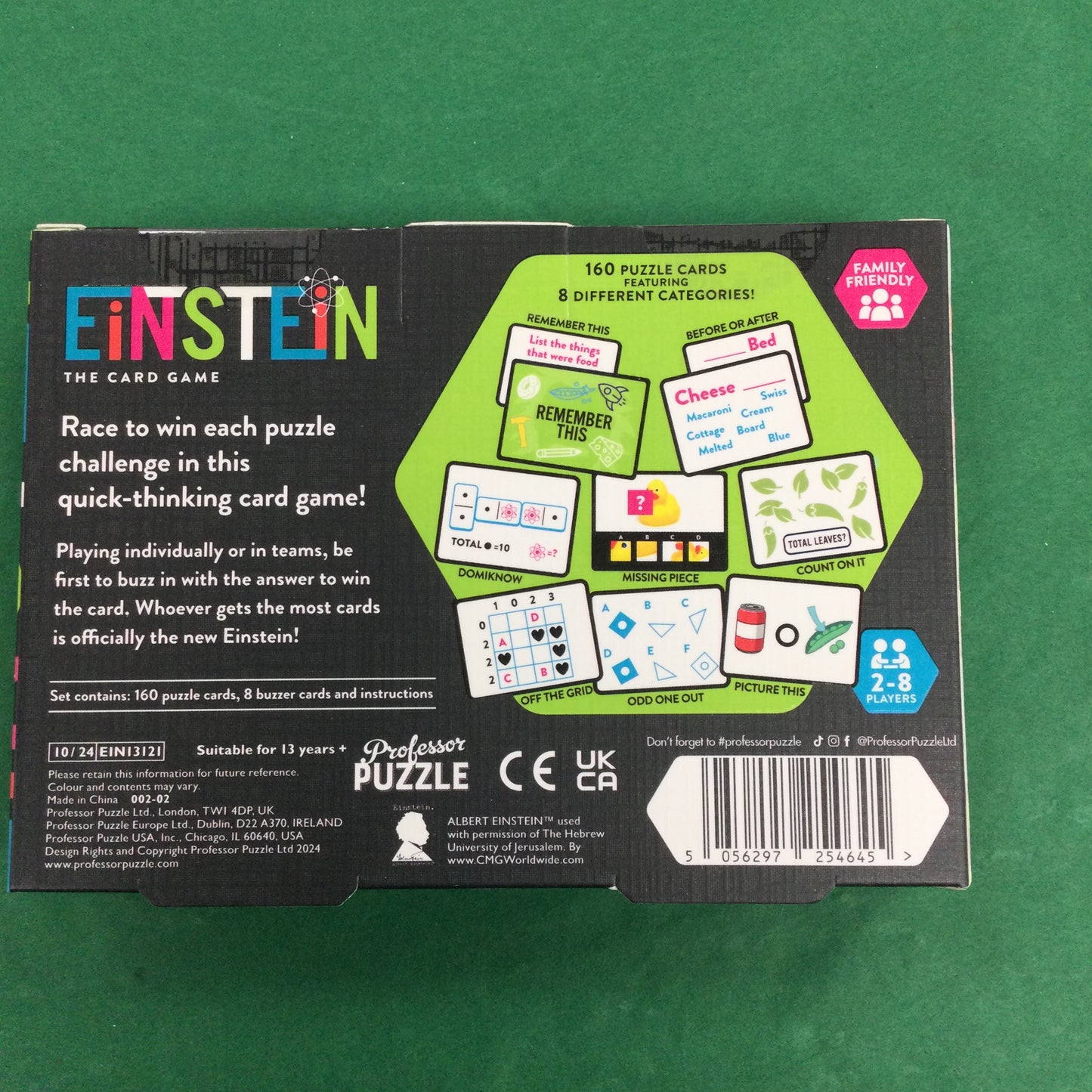 Einstein Card Game