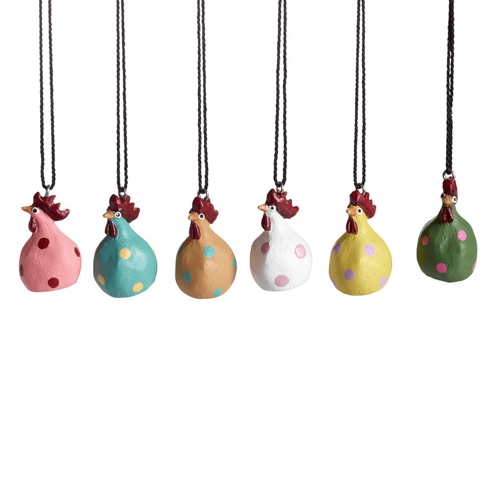 Hanging Poppy Hens