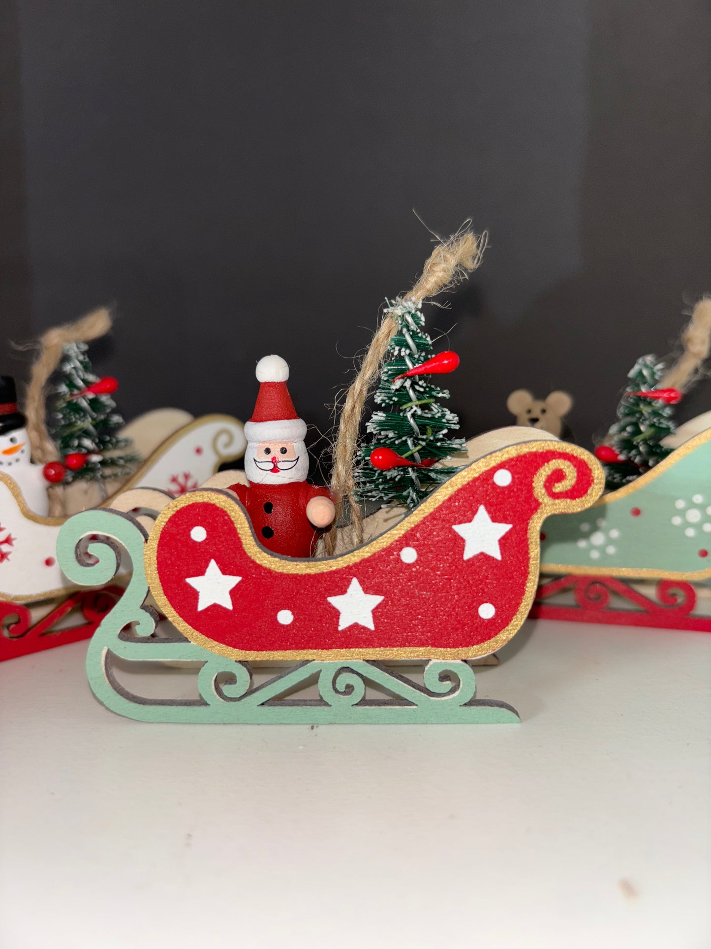 Wooden Sledge Hangers