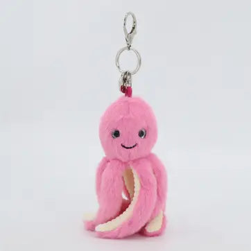 Octopus Keyring/ Bag Charm - various colours
