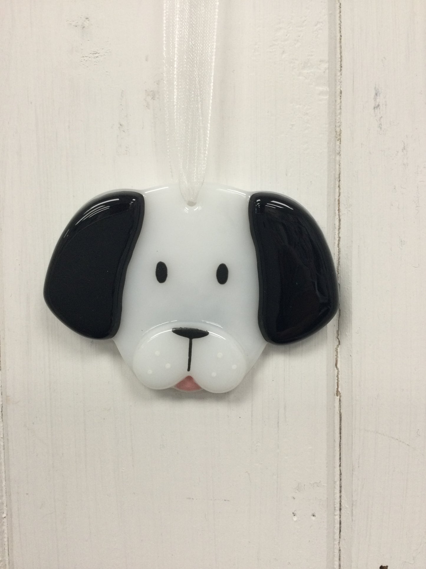 Fused Glass Doggy Hanging