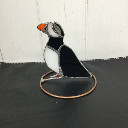 Stained Glass Puffin