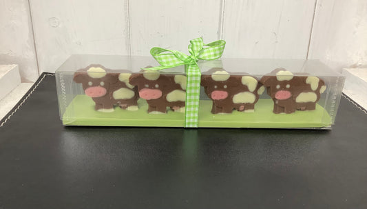Handmade Chocolate Cows