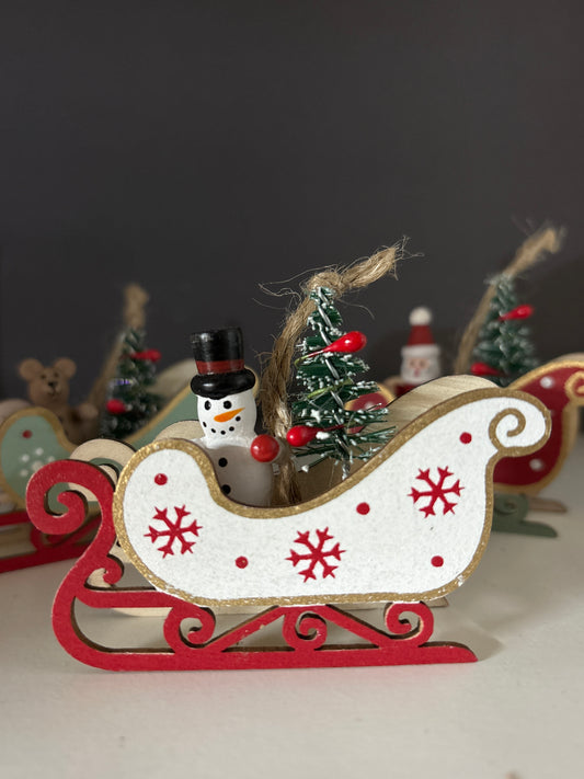 Wooden Sledge Hangers