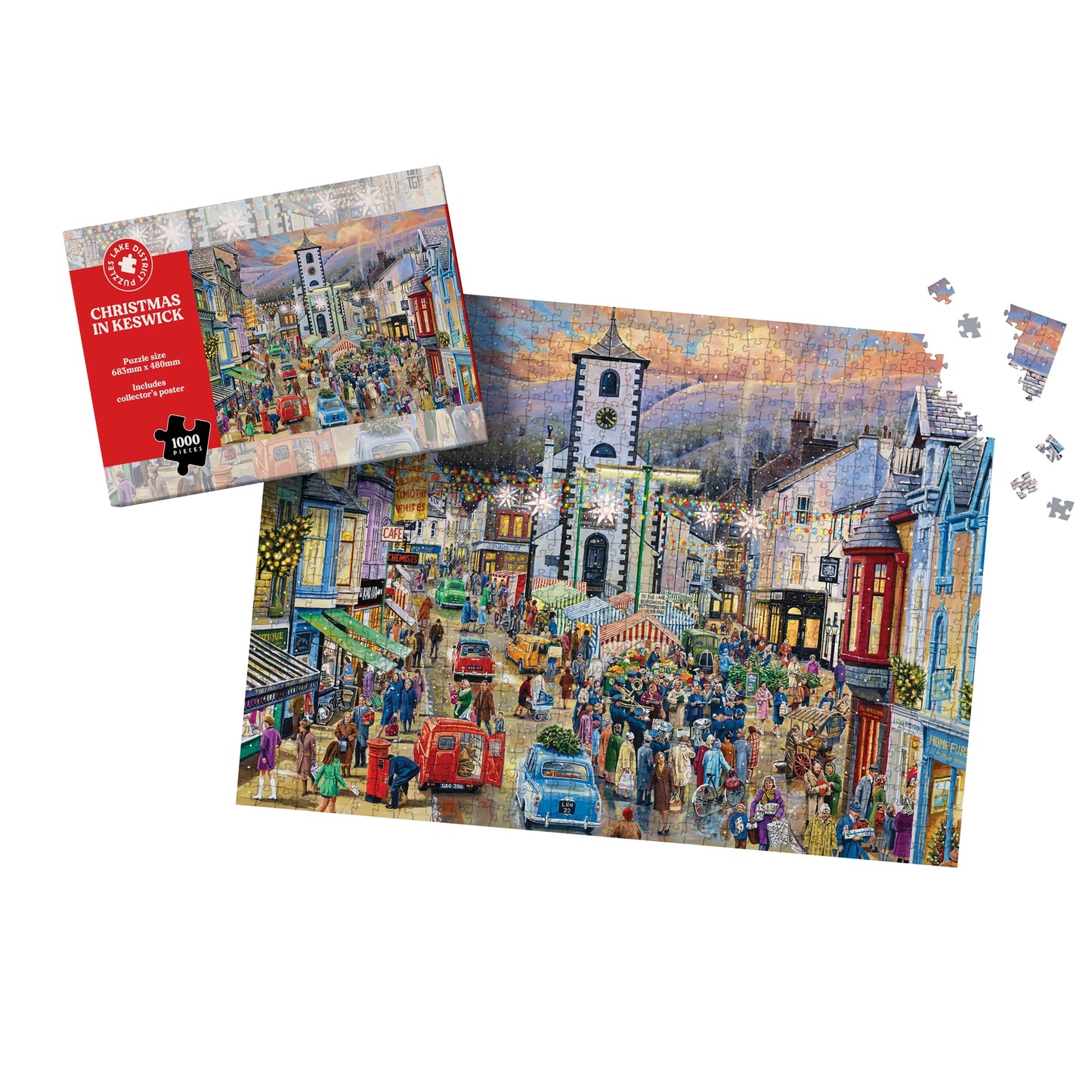 Jigsaw:  Christmas in Keswick (1000 pieces)