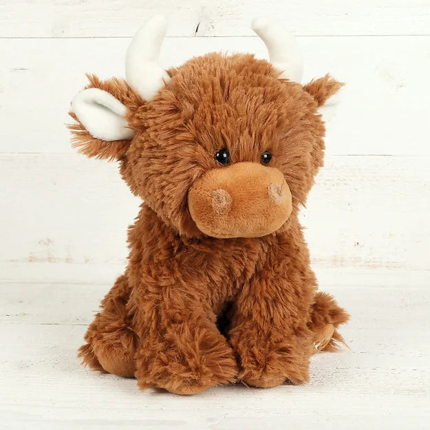 Cuddly Brown Highland Cow