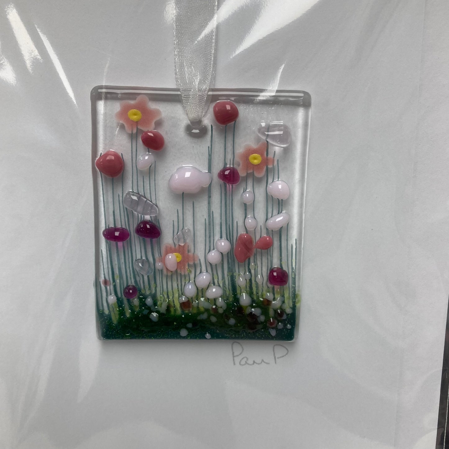 Pam Peters: Fused Glass Hanging Token Cards