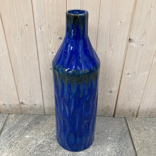 Large Bottle Vase ( Blue)