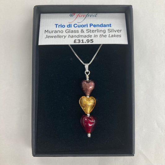 Trio di Cuori Pendant