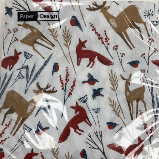 Autumn Animals Napkins