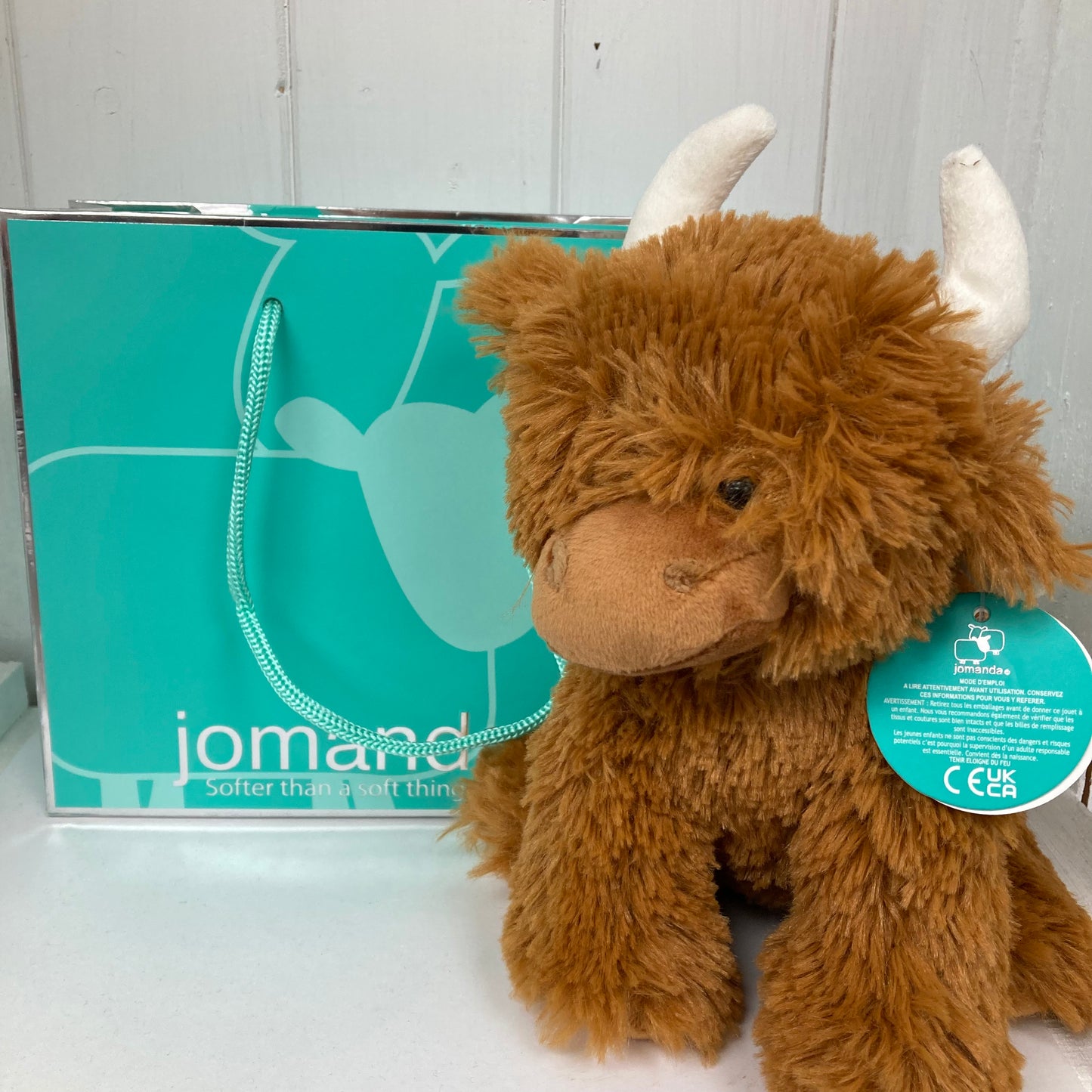 Cuddly Brown Highland Cow