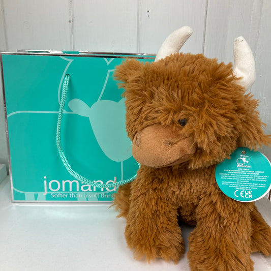 Cuddly Brown Highland Cow