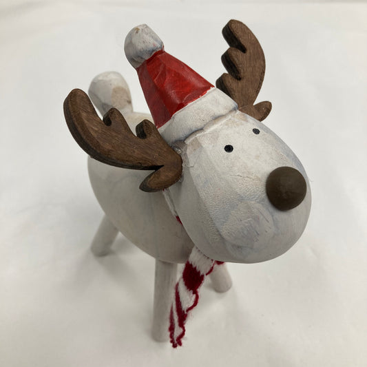 White Standing Reindeer