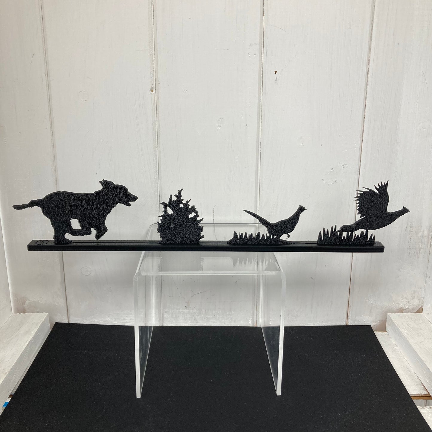 Spaniel Flushing Pheasants - Shape Shadows