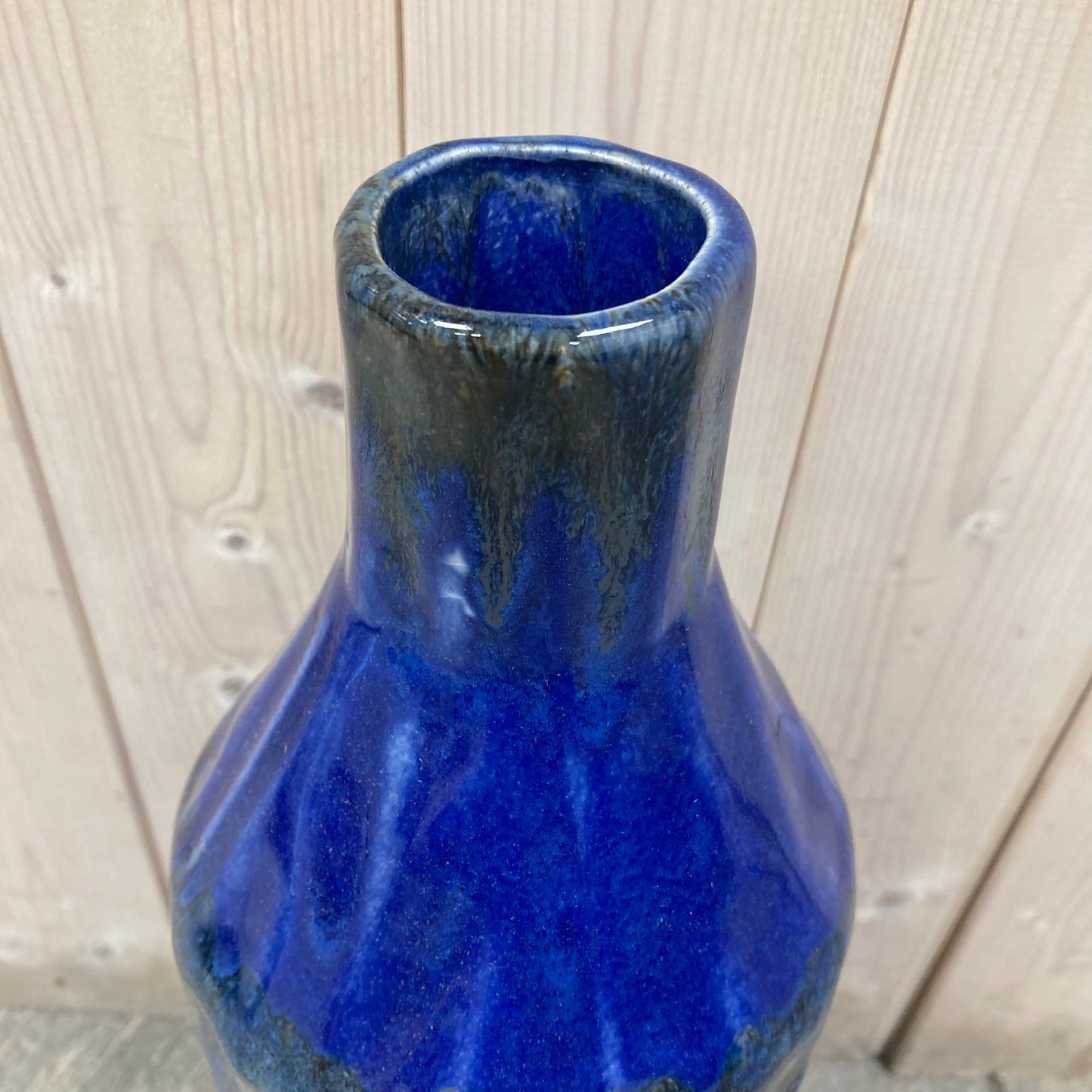 Large Bottle Vase ( Blue)