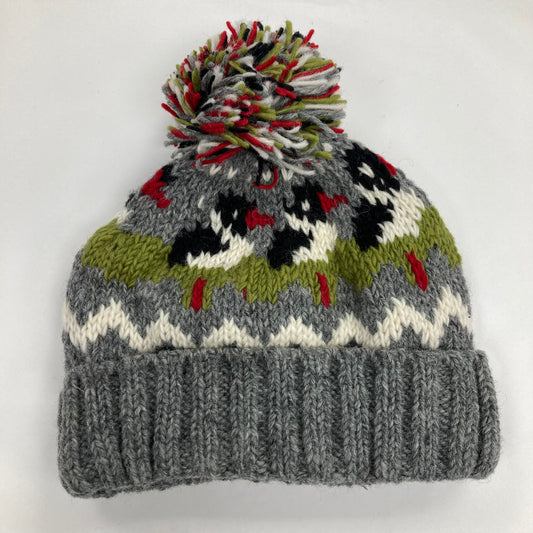 Oyster Catcher Bobble Hat (100% Hand Knitted Wool)