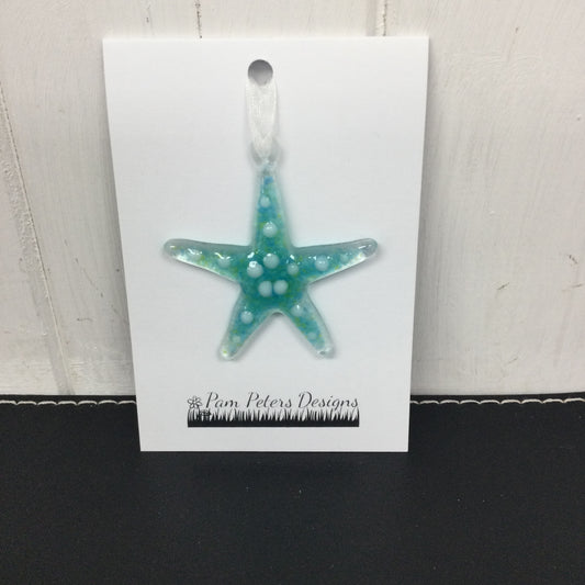 Handmade Fused Glass Starfish