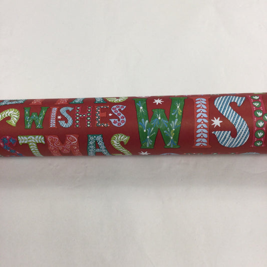 Plum Pudding Christmas Gift Wrap 3M Roll
