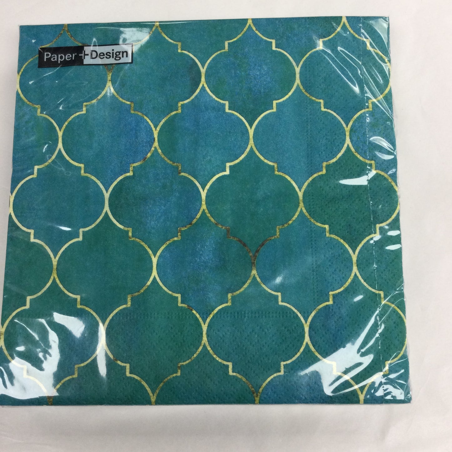 Gold Tile Napkins 33cm