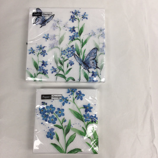 Azure Bloom Napkins