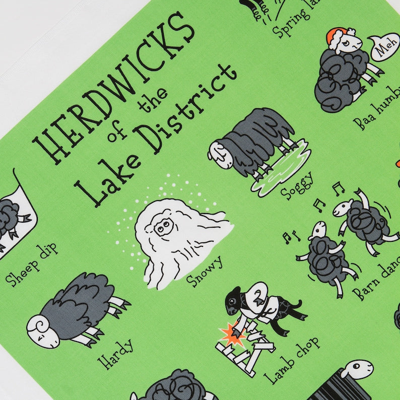 Herdwicks of The Lake District Teatowel