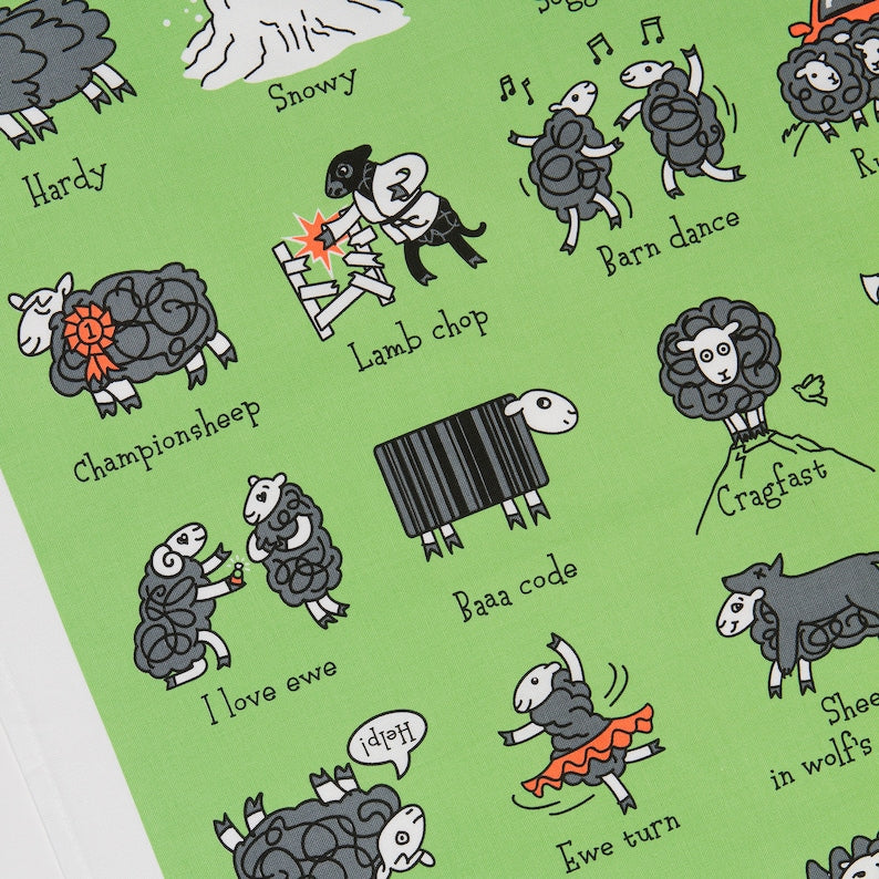 Herdwicks of The Lake District Teatowel