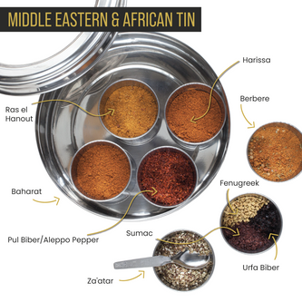 Spice Kitchen - Middle Eastern and African Spices Tin