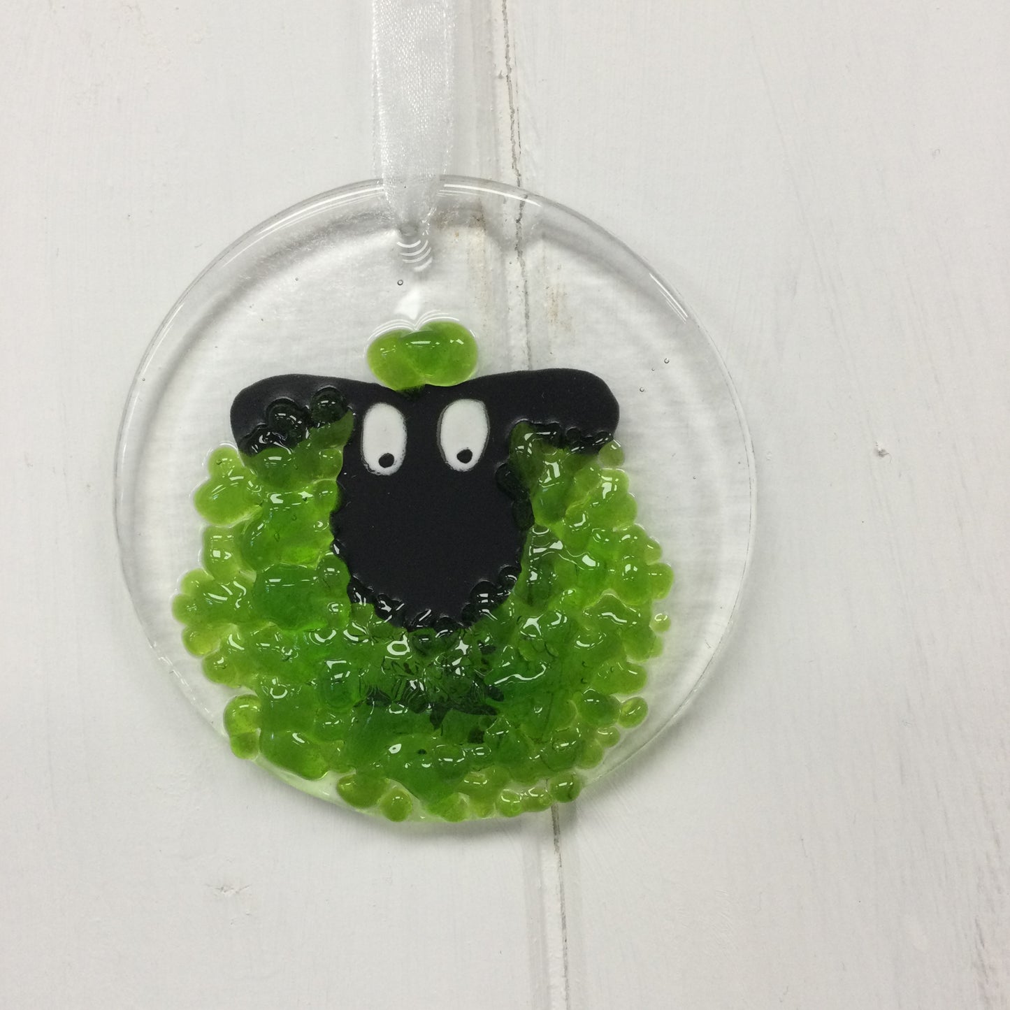 Fused Glass Sheep Hangings