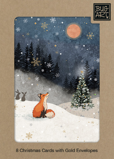 Snow Fox Box of Christmas Cards