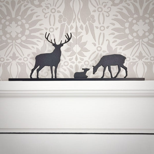 Red Deer Family - Shape Shadows