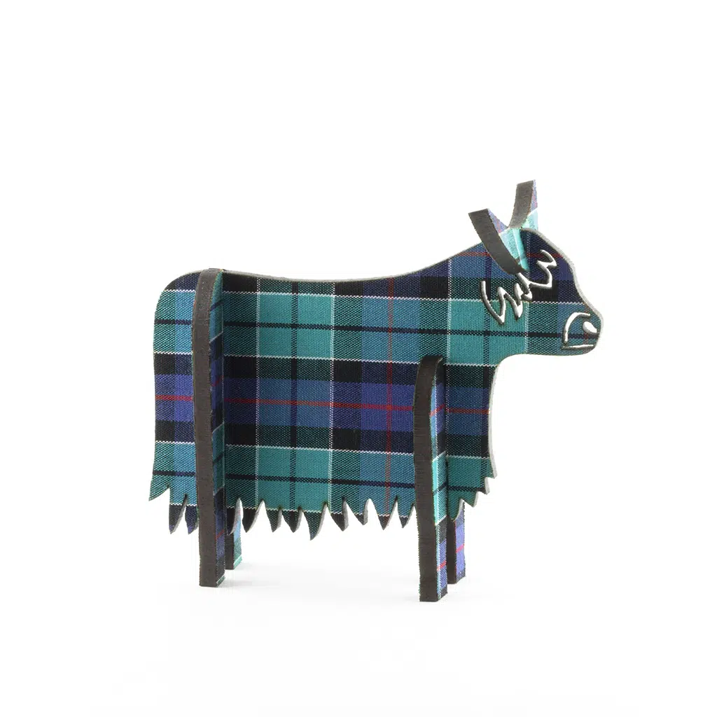 Standing, Wooden 3D Highland Cow
